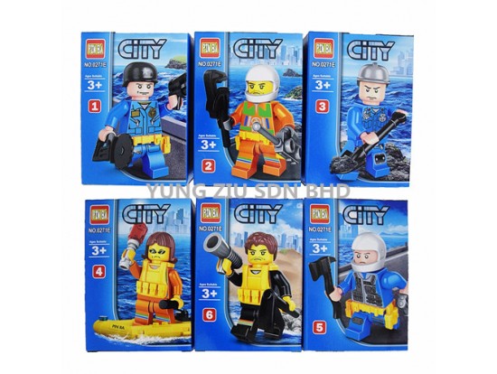 0271E#LEGO(CITY)6款(PIN BA)